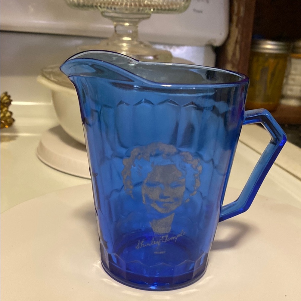 Hazel Atlas 1934 Shirley Temple Creamer Promotional For General Mills Co